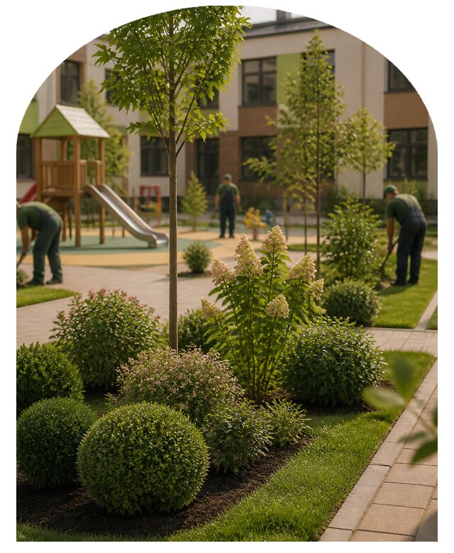 Озеленение детского сада в Тынде по цене от 46247 р. | Метпроект-Тнд